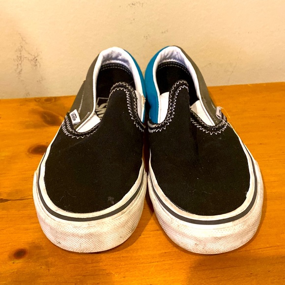 Vans Off the Wall Slip on Low Top Color Block Sneakers Mens 3.5 Womens 5 - Picture 2 of 11